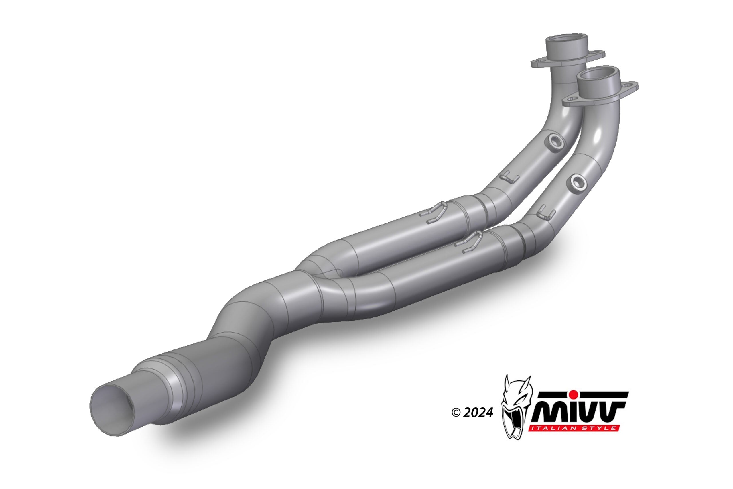 DECATALIZZATORE NO-KAT MIVV KYMCO AK550 2021 - 2024