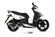 SCARICO COMPLETO ACCIAIO INOX RACING MIVV URBAN KYMCO AGILITY 200 R16+ 2014-2016