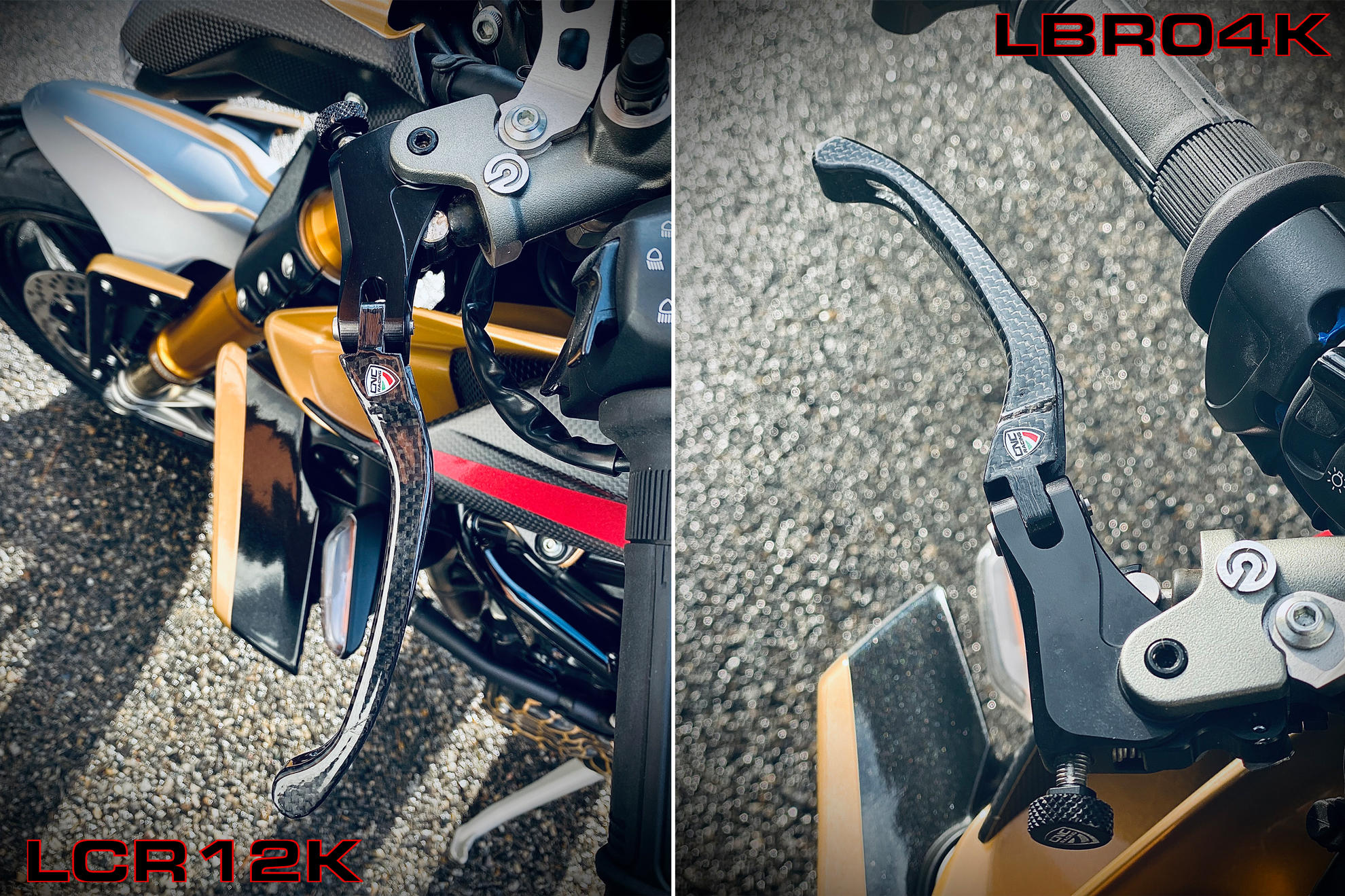 LEVA FRIZIONE SNODATO RACE CARBONIO CNC RACING DUCATI MULTISTRADA V4