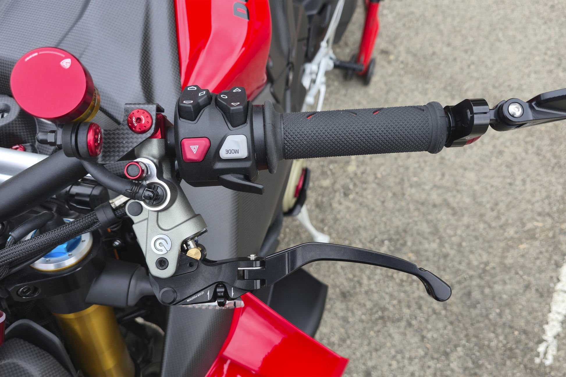 LEVA FRIZIONE RACE EVO PIEGHEVOLE CNC RACING DUCATI DIAVEL V4 2023-26