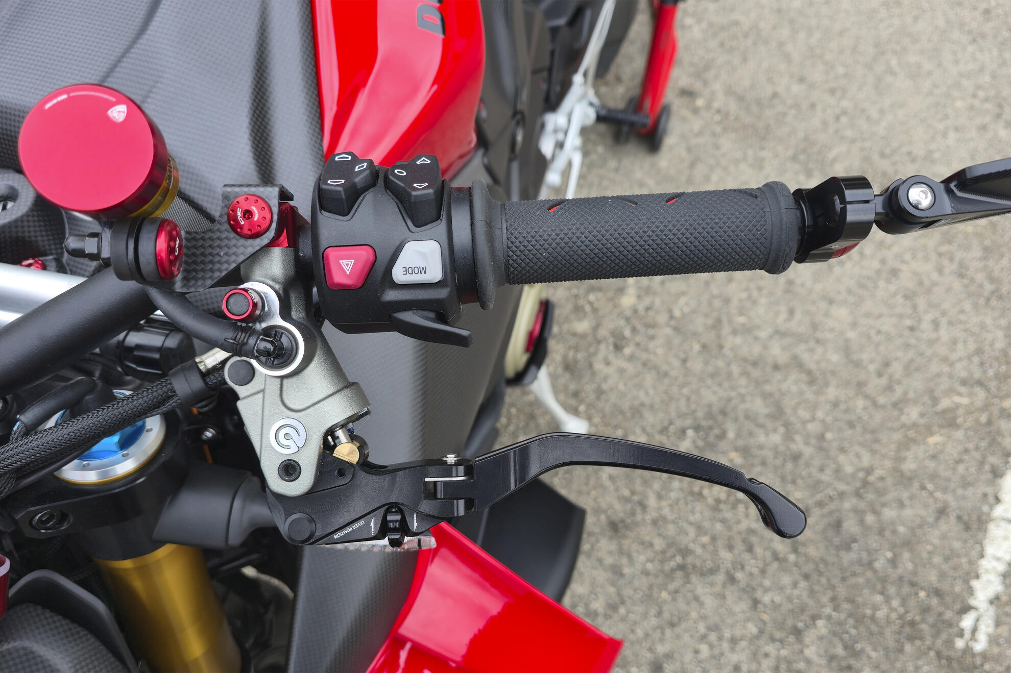 LEVA FRIZIONE RACE EVO CNC RACING DUCATI MULTISTRADA V4 PIKES PEAK