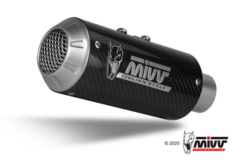 Scarico Completo Mivv Basso In Carbonio Racing Mk3 Yamaha Yzf R7 2022-2024