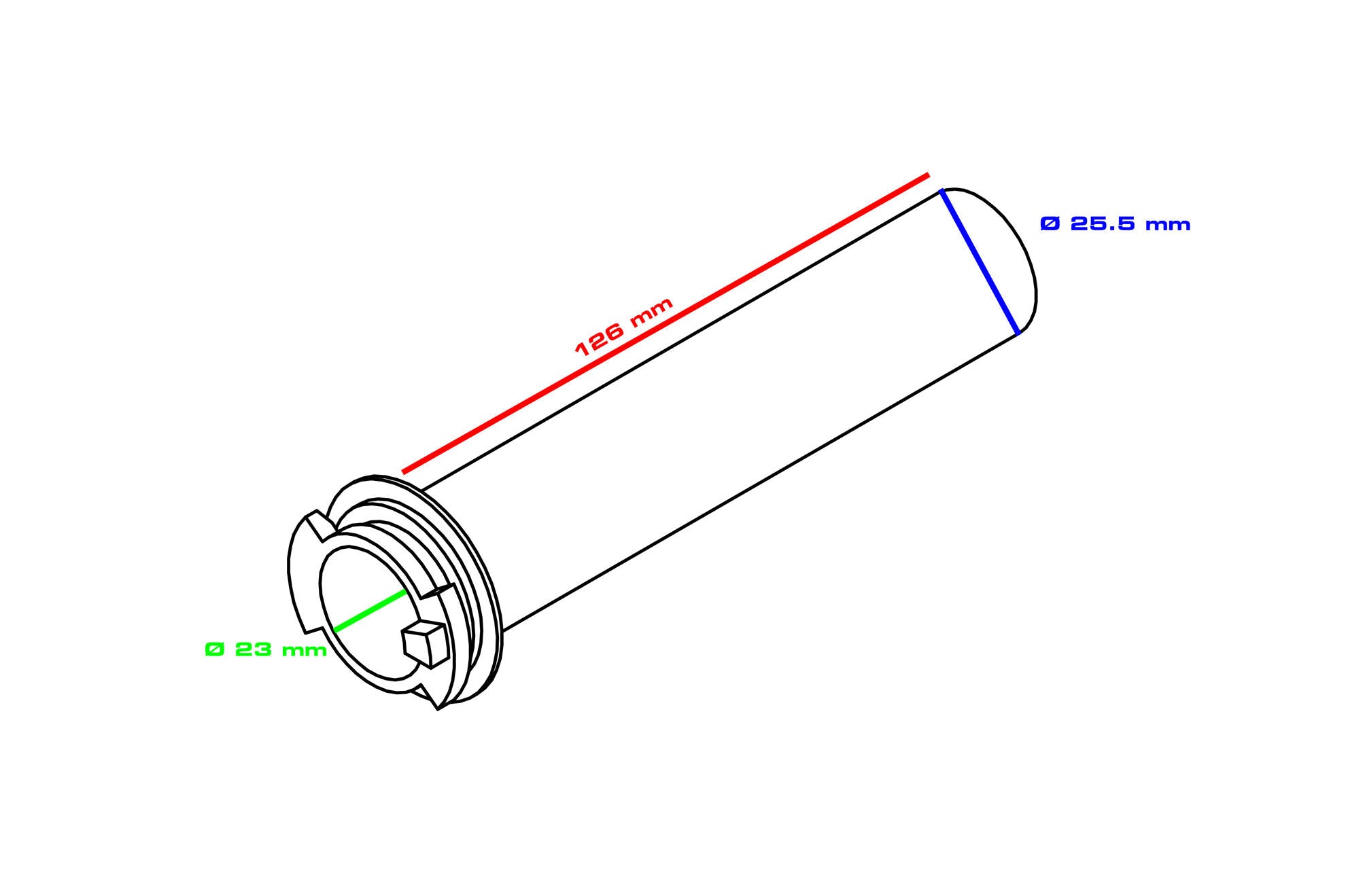 TUBO COMANDO ACCELERATORE RBW CNC RACING MV AGUSTA F3 800 R 2023
