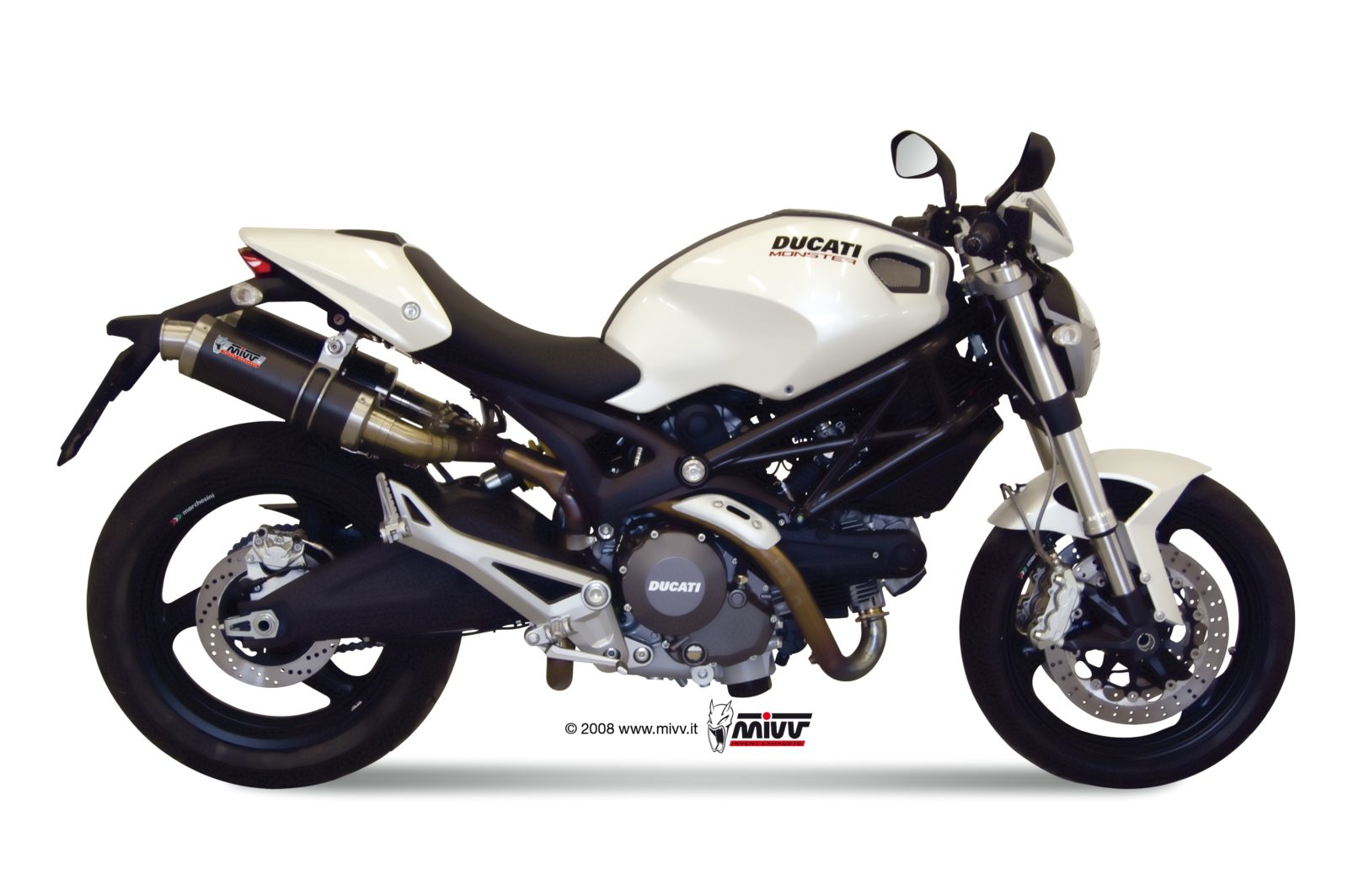 TERMINALI DI SCARICO IN CARBONIO MIVV GP DUCATI MONSTER 696 2008 - 2014