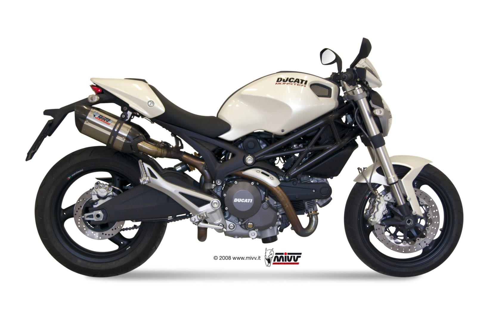 TERMINALI DI SCARICO IN ACCIAIO INOX MIVV SUONO DUCATI MONSTER 696 2008 - 2014