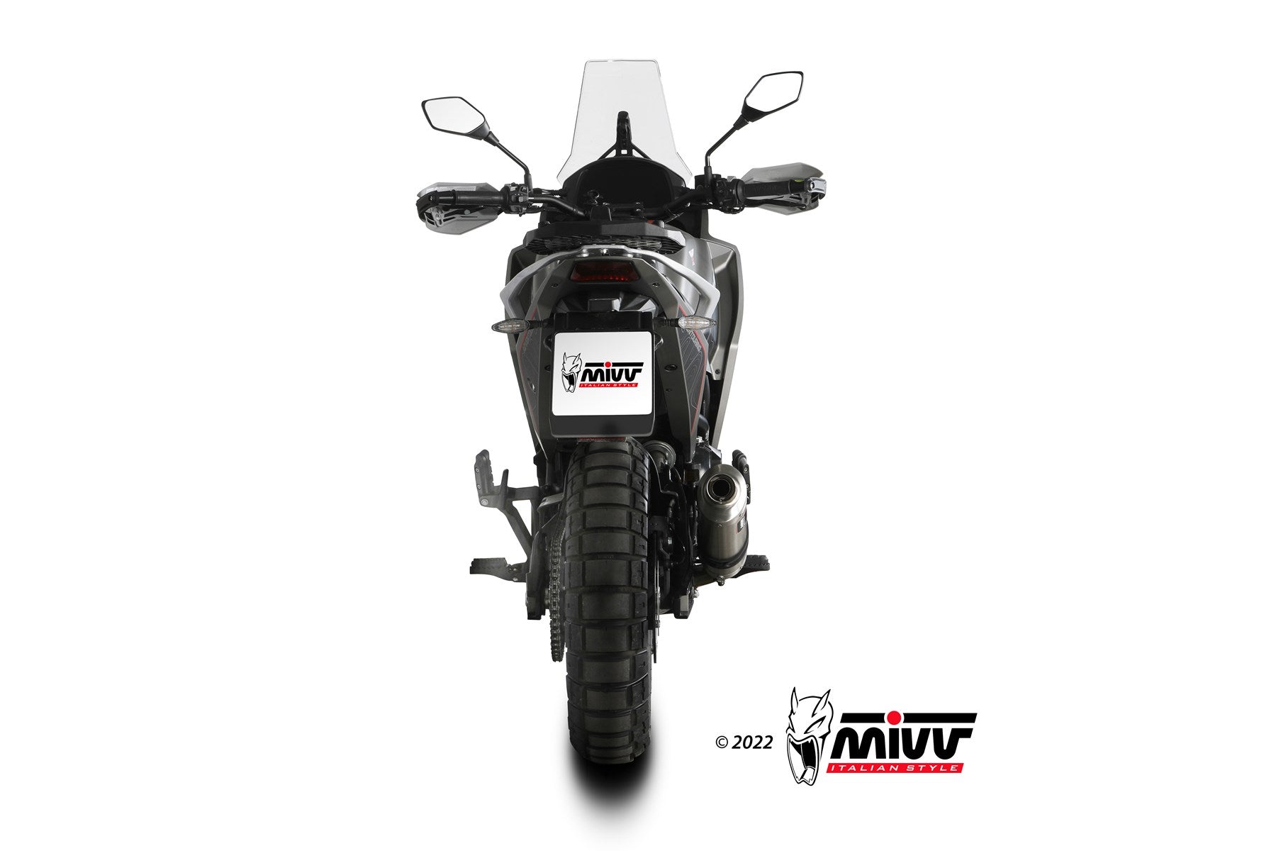 TERMINALE DI SCARICO IN ACCIAIO INOX MIVV DAKAR MOTO MORINI X-CAPE 2021 - 2024