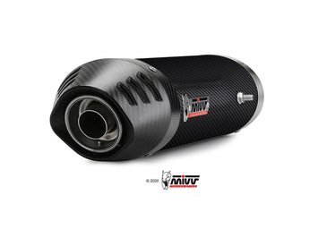Terminali Di Scarico Sottosella In Carbonio Mivv Oval Honda Cbr 1000 Rr 2006-07