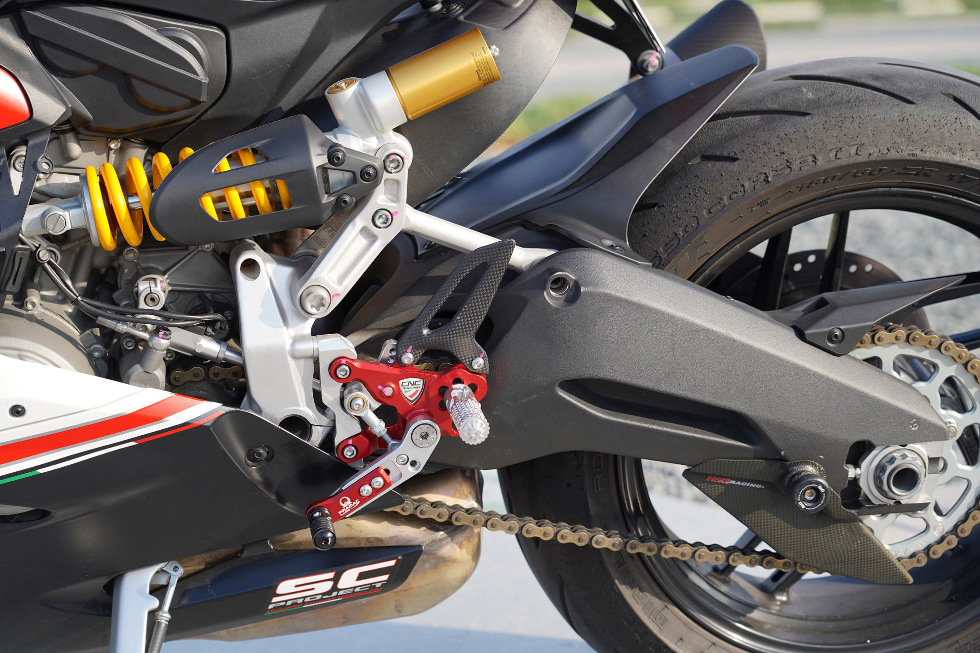 PEDANE RPS PRAMAC MOTOGP CNC RACING DUCATI 1199 PANIGALE S