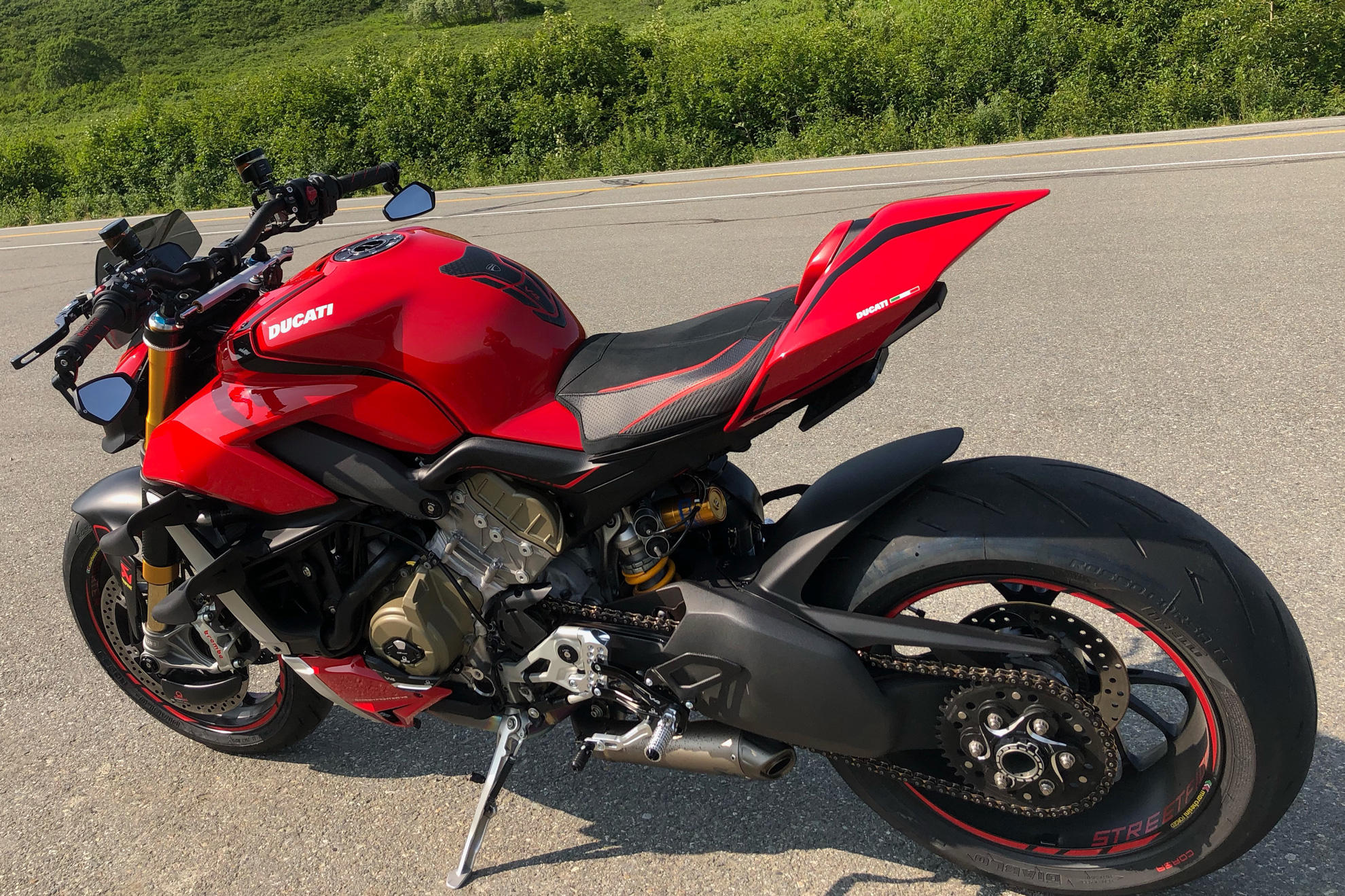 PEDANE REGOLABILI PRAMAC CNC RACING DUCATI STREETFIGHTER V4 SP2