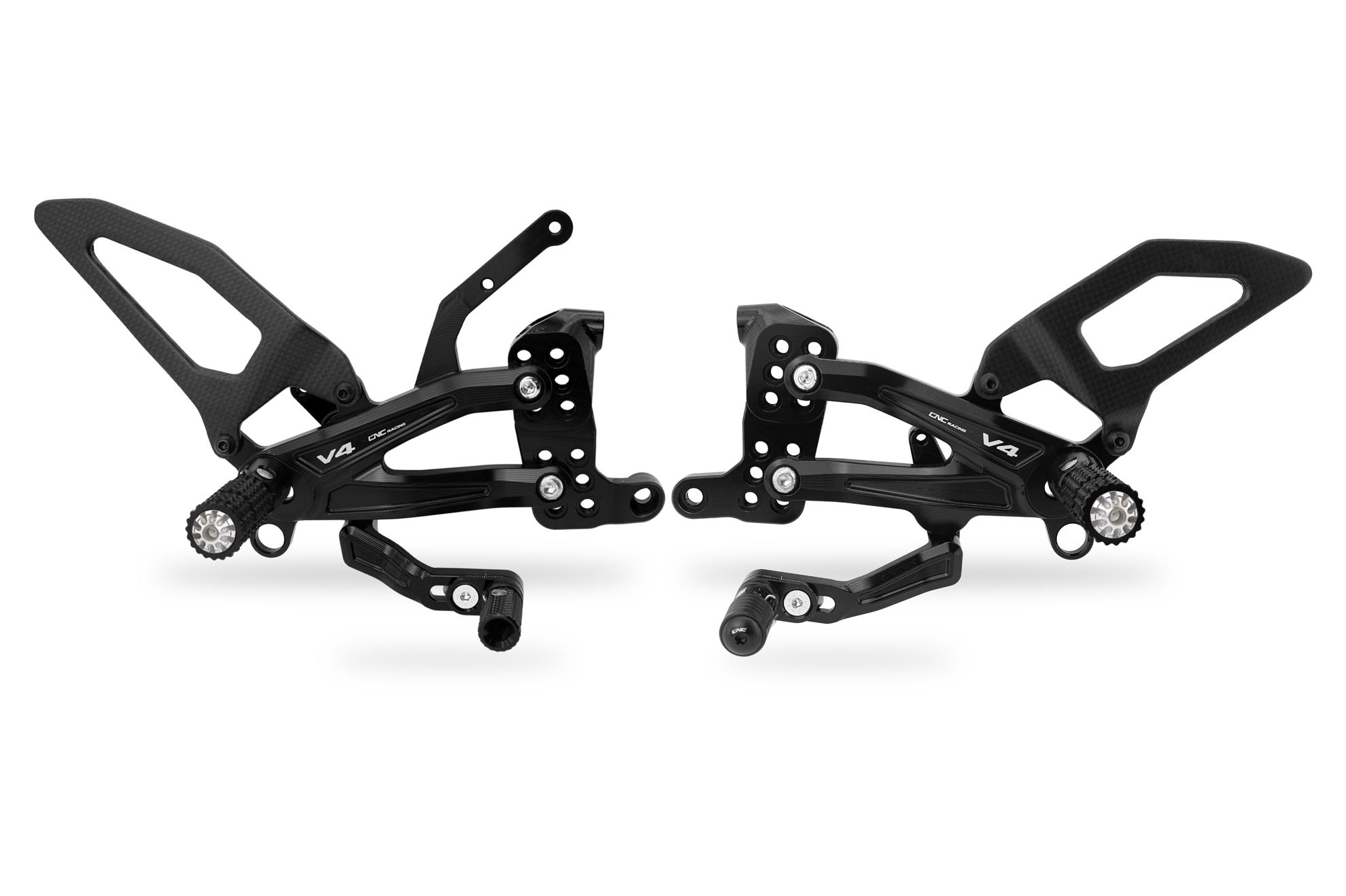 PEDANE REGOLABILI CARBON CNC RACING DUCATI STREETFIGHTER V4 SP2