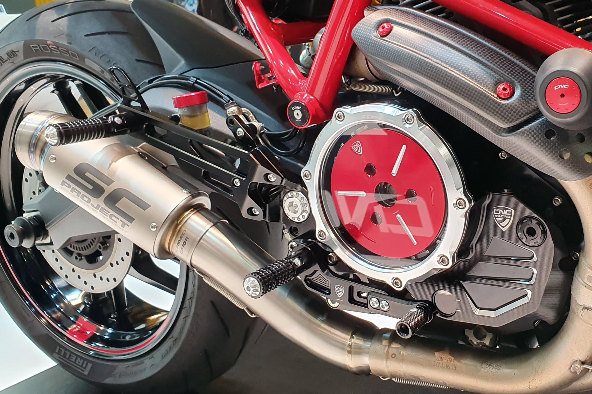 PEDANE REGOLABILI CNC RACING DUCATI SCRAMBLER 1100 2018-24