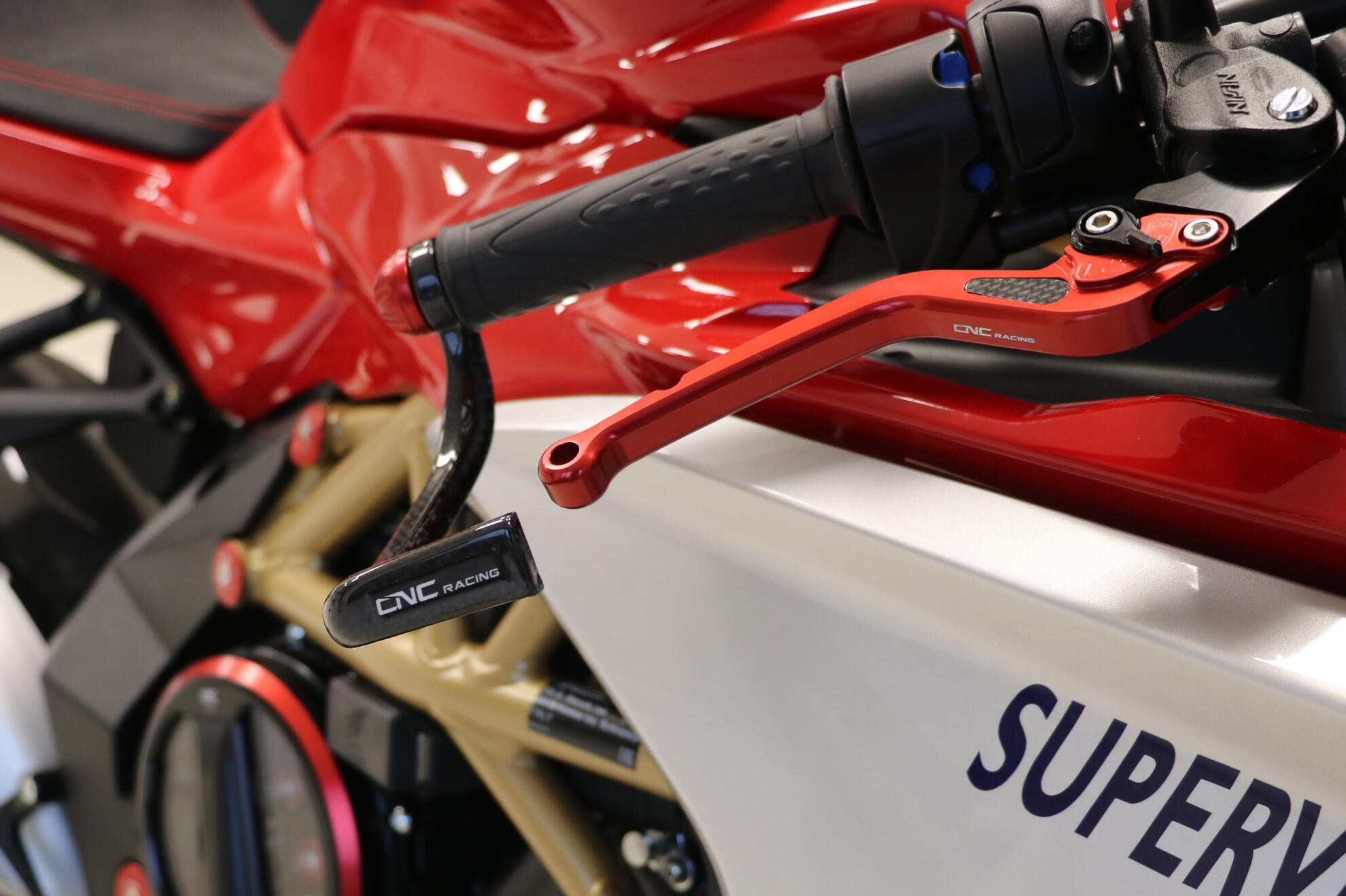 LEVA FRENO LUNGA 180 MM CNC RACING DUCATI HYPERMOTARD 796 2010-12