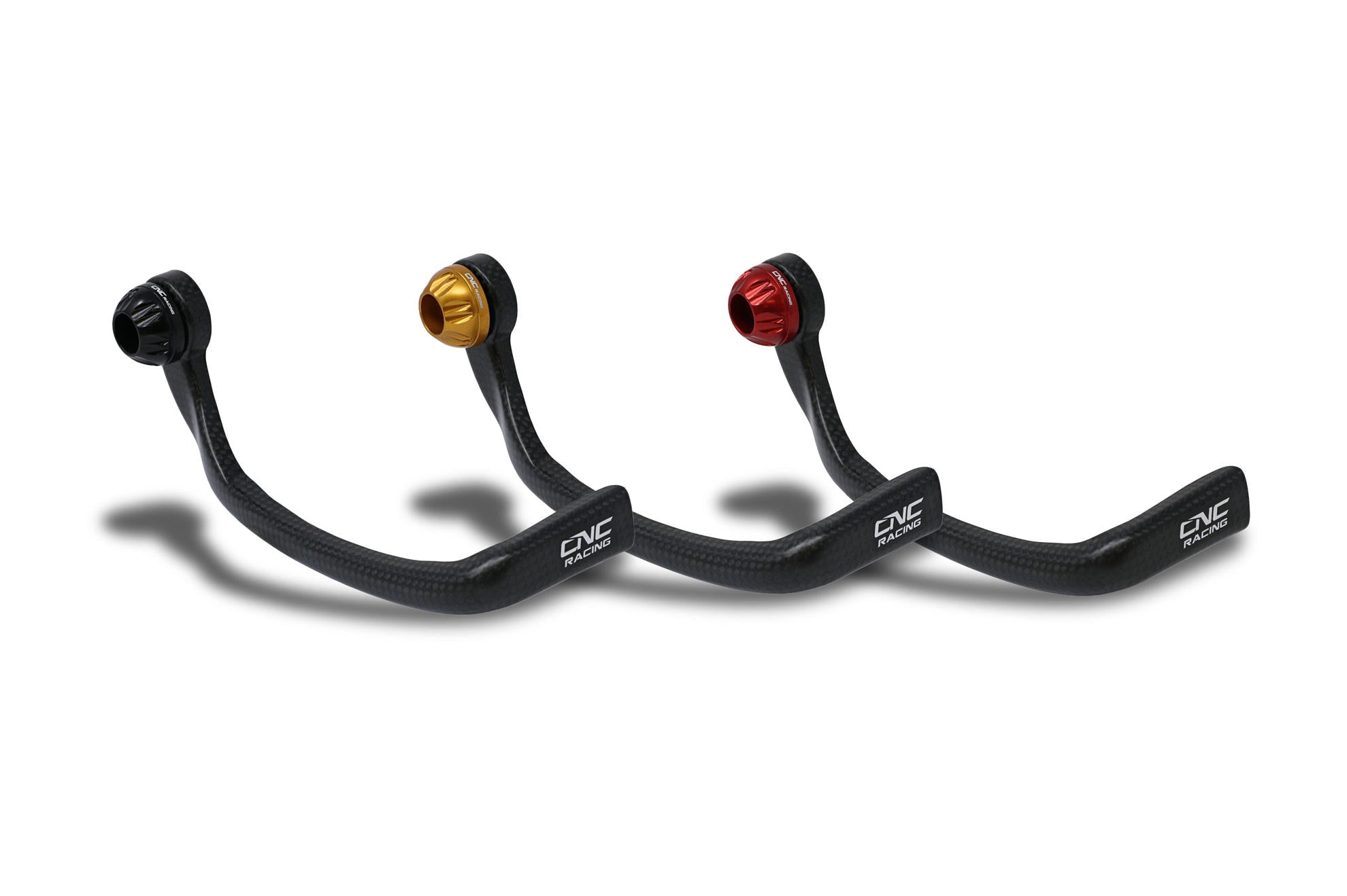 PROTEZIONE LEVA FRENO ANTERIORE CARBONIO OPACO CNC RACING