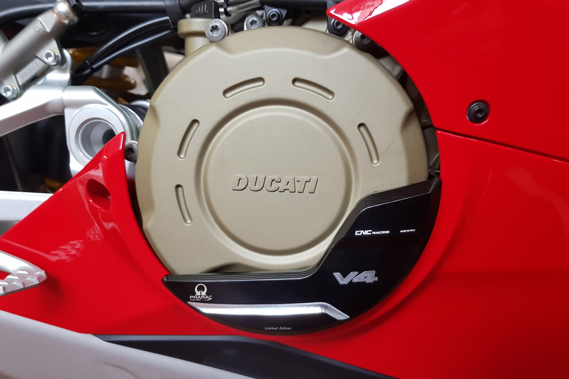 CARTER PROTEZIONE FRIZIONE PRAMAC CNC RACING DUCATI MULTISTRADA V4 RS