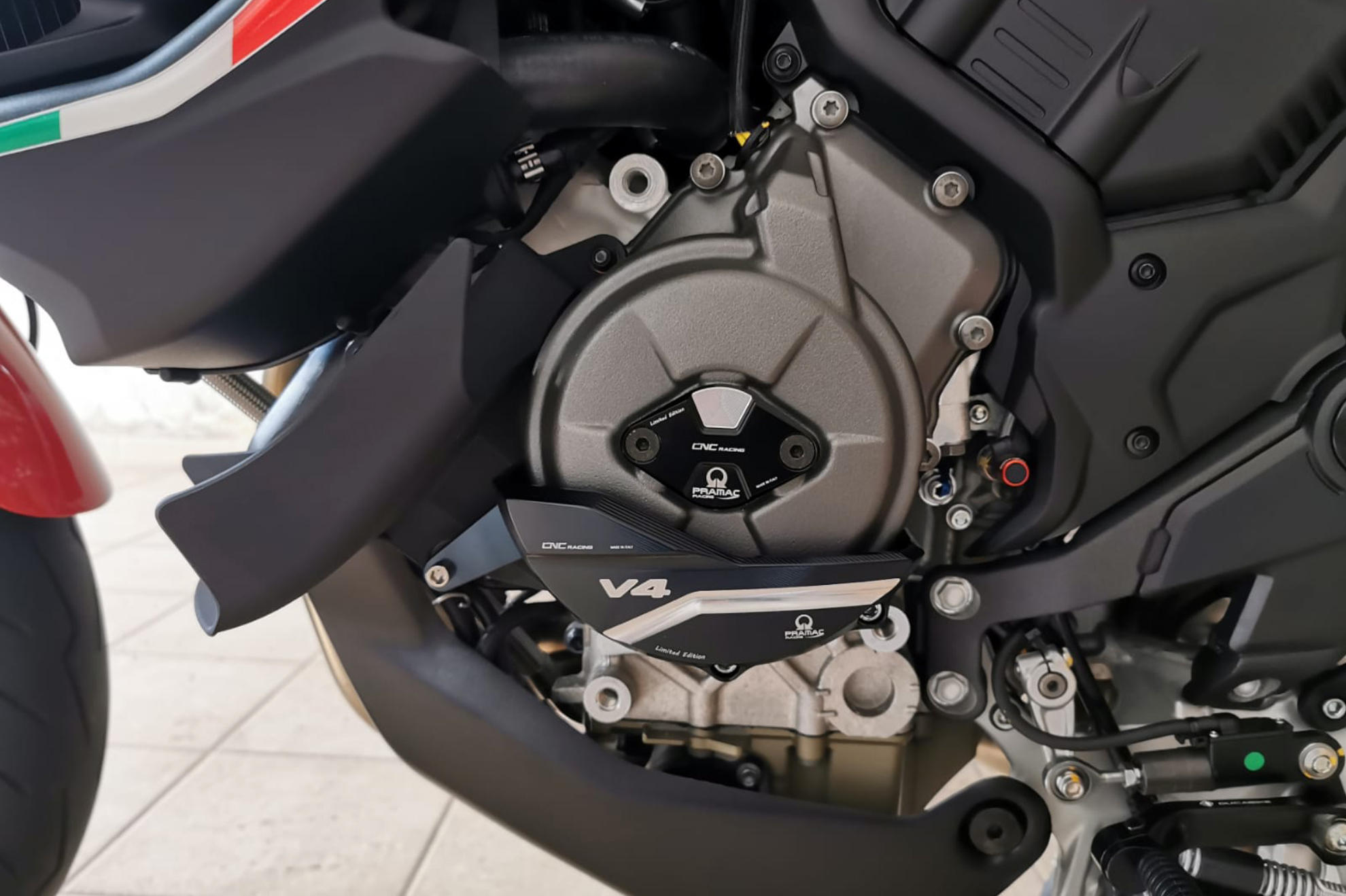 PROTEZIONE CARTER ALTERNATORE PRAMAC CNC RACING DUCATI MULTISTRADA V4