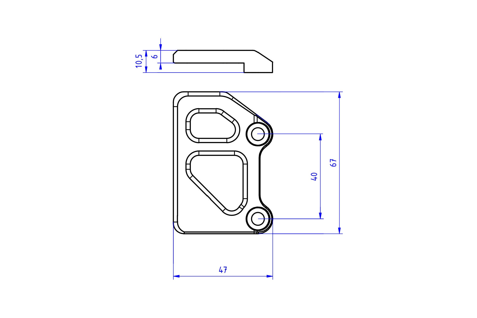 PROTEZIONE POMPA FRENO POSTERIORE CNC RACING DUCATI DESERTX