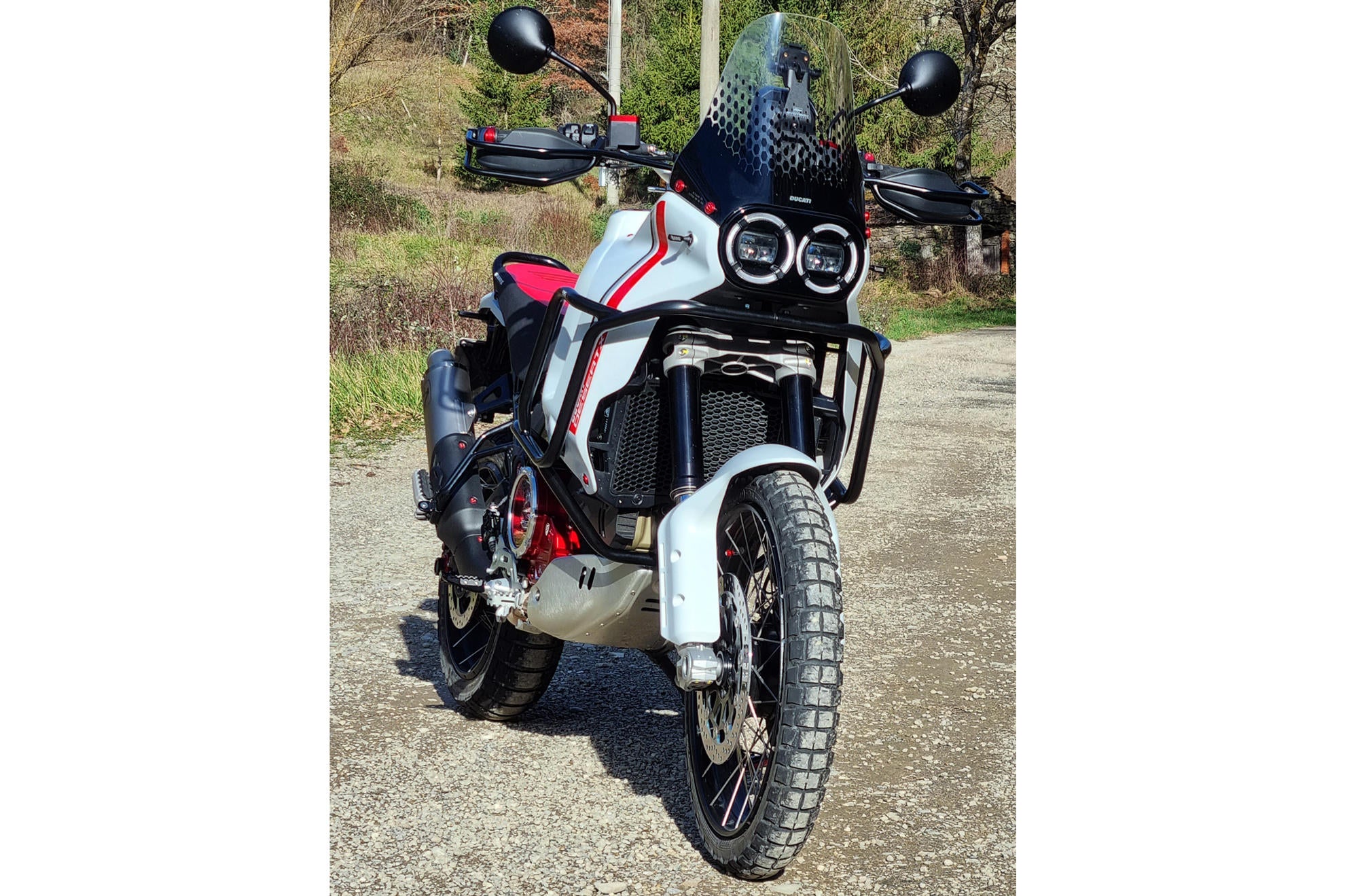 PROTEZIONE PARAMANI TUBI ACCIAIO CNC RACING DUCATI DESERTX 937