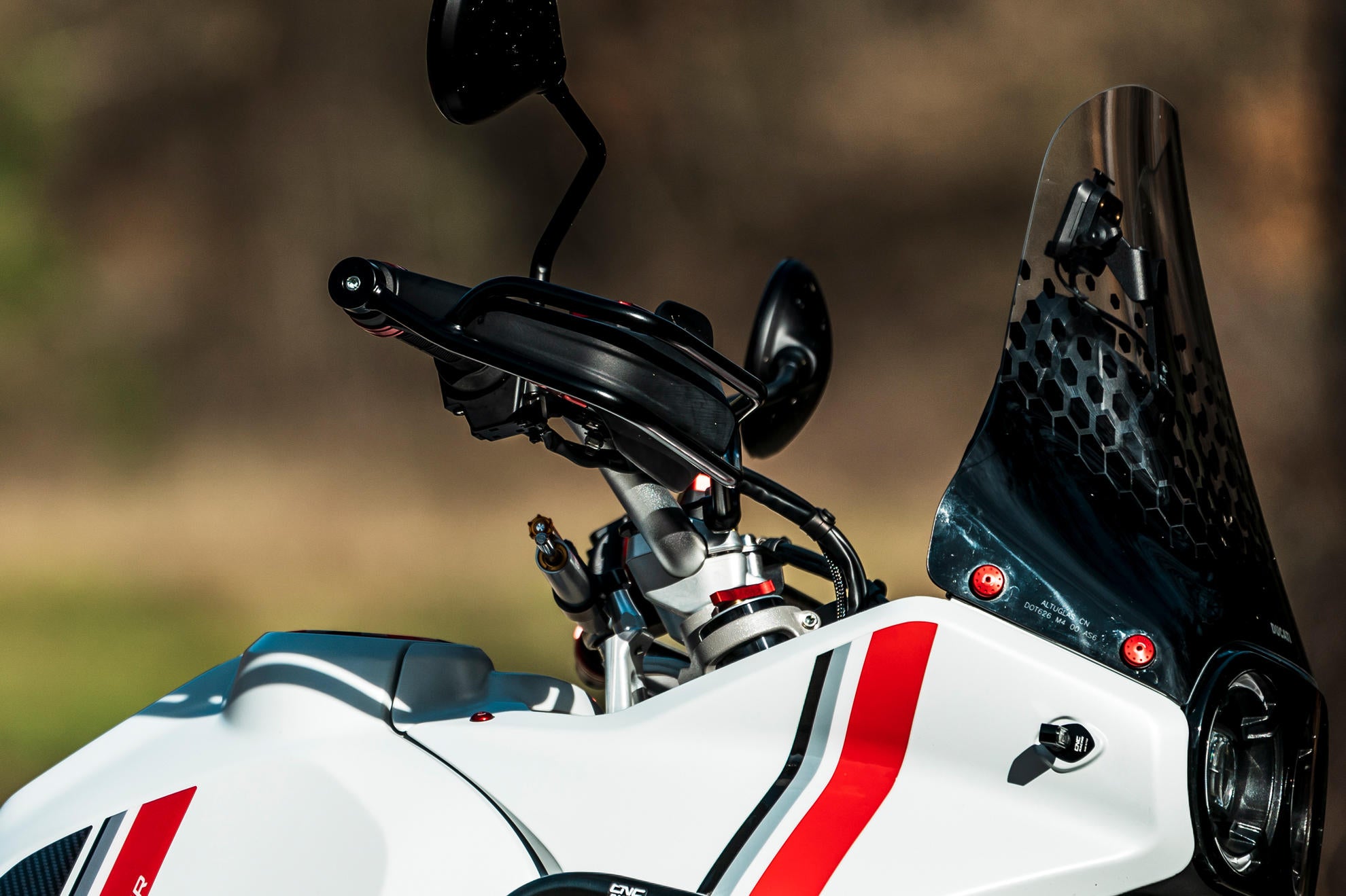 PROTEZIONE PARAMANI TUBI ACCIAIO CNC RACING DUCATI DESERTX 937