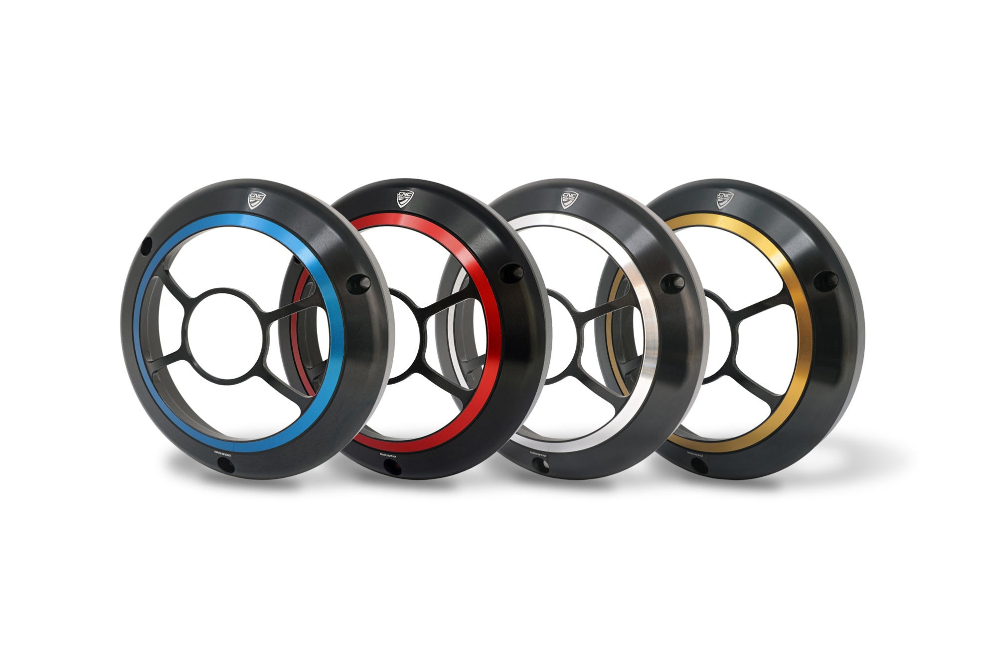 COVER FARO ANTERIORE black/gold CNC RACING MV AGUSTA SUPERVELOCE 800 SERIE ORO