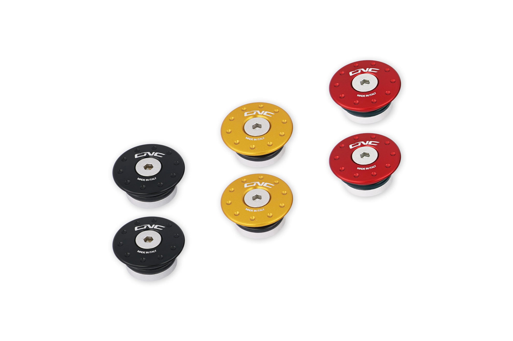 TAPPI PER PROTEZIONI TUBI PR901 CNC RACING DUCATI DESERTX