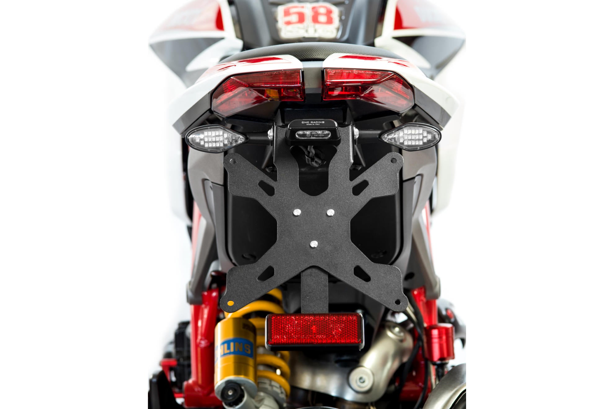 PORTA TARGA REGOLABILE CNC RACING DUCATI HYPERSTRADA 939