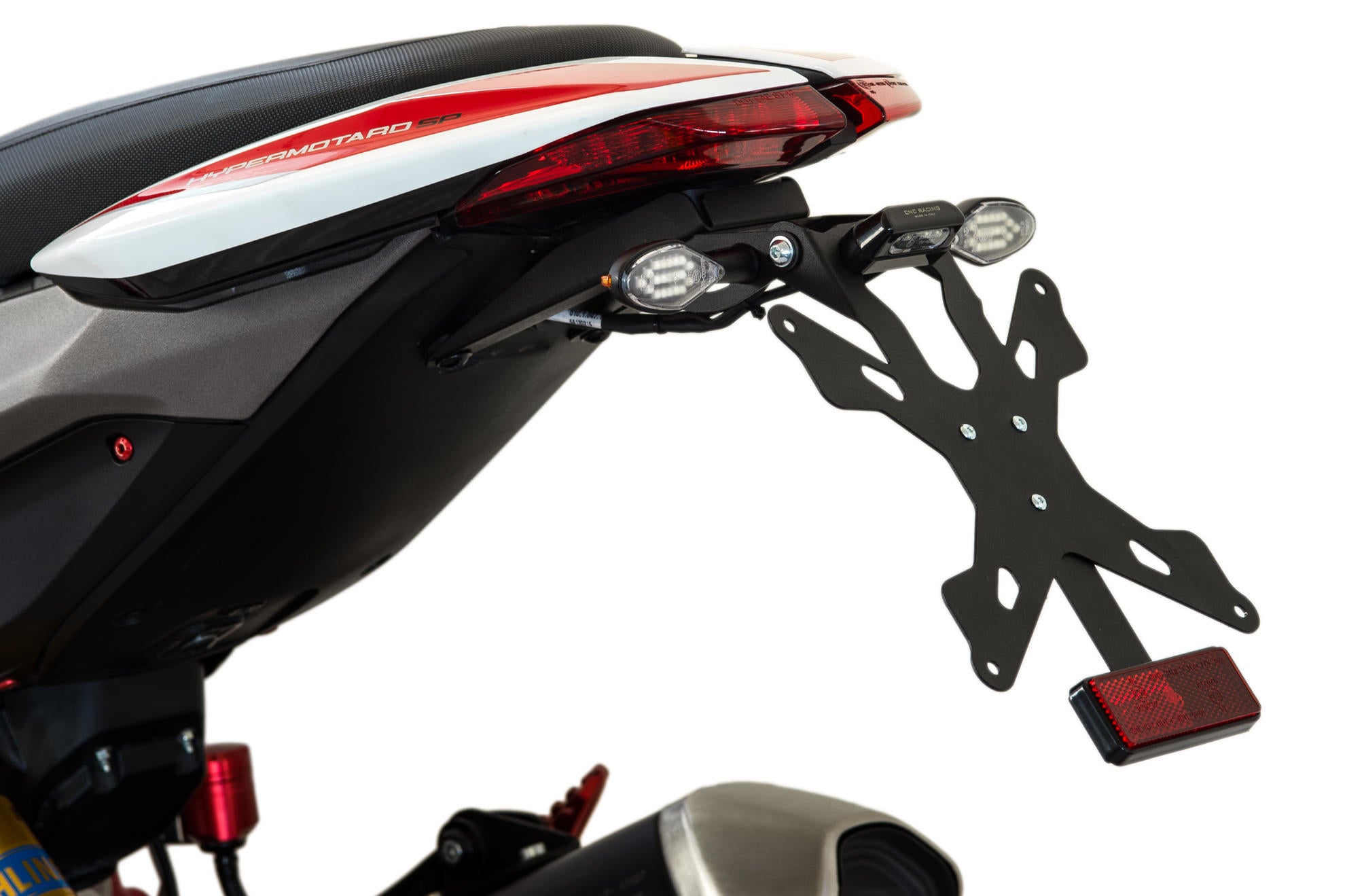 PORTA TARGA REGOLABILE CNC RACING DUCATI HYPERMOTARD 821 SP
