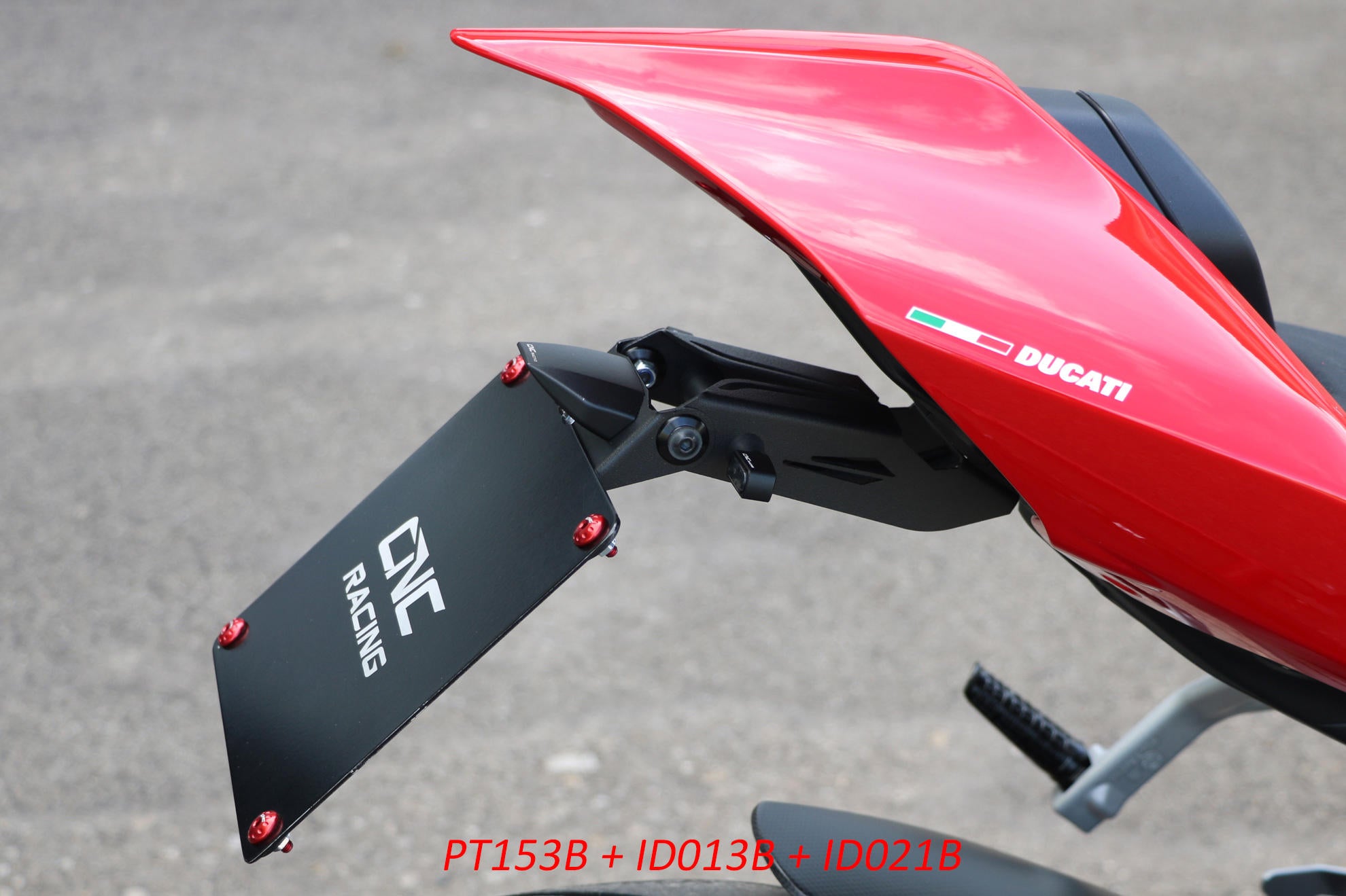 LUCE TARGA MOTO UFIX LED CNC RACING