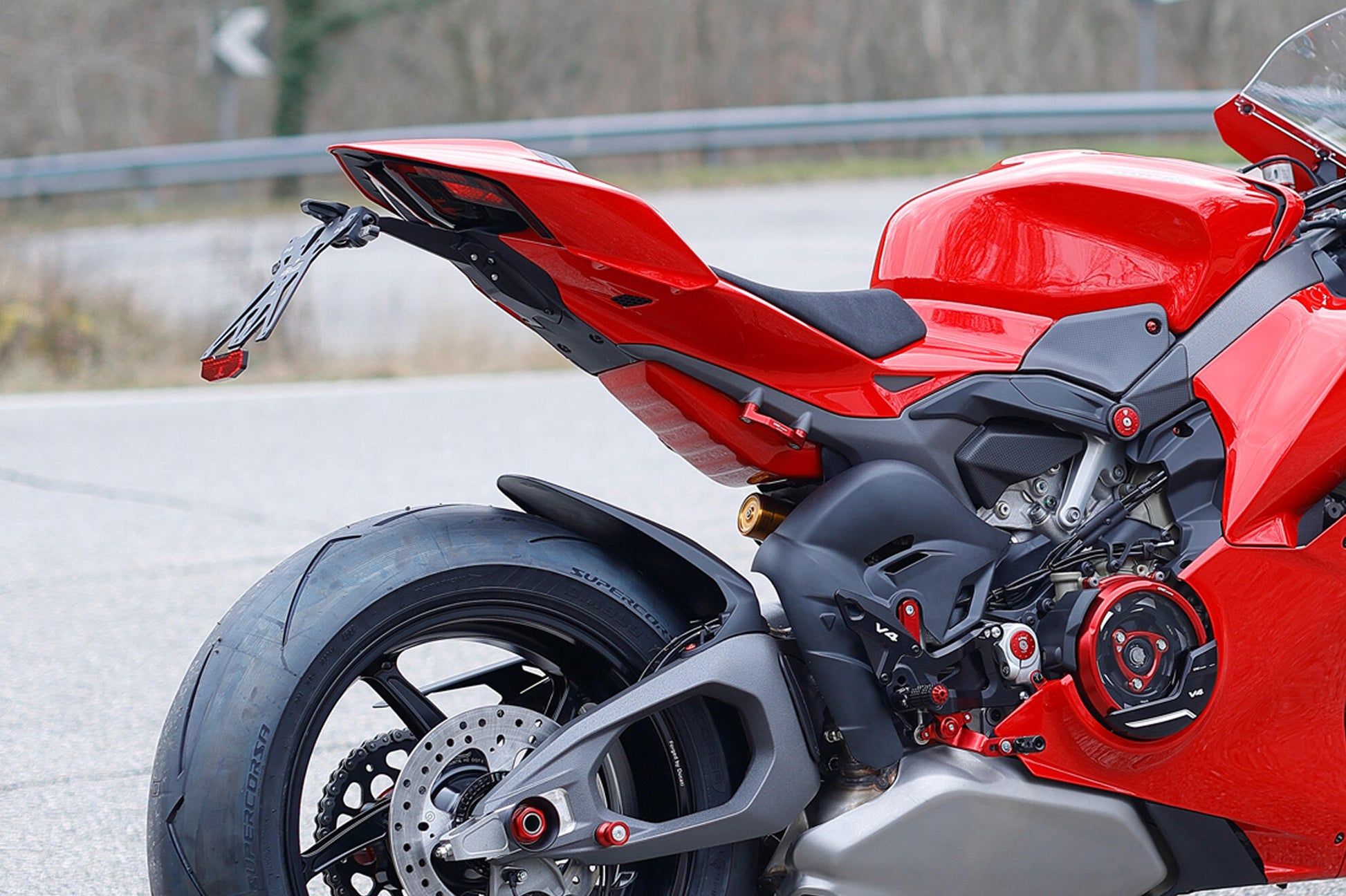 Porta Targa Regolabile Cnc Racing Ducati Streetfighter V4 S