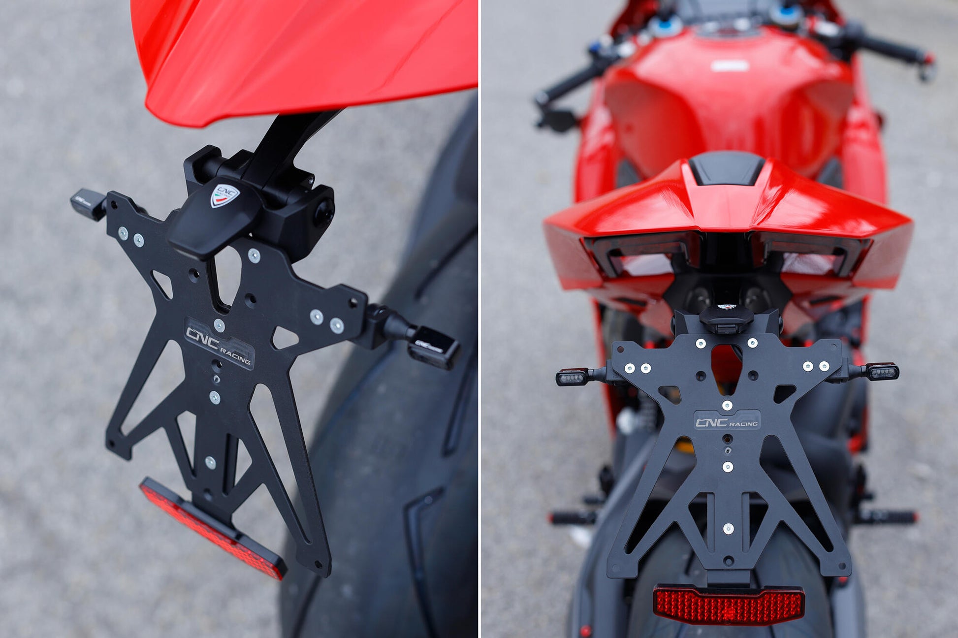 Porta Targa Regolabile Cnc Racing Ducati Streetfighter V4 S