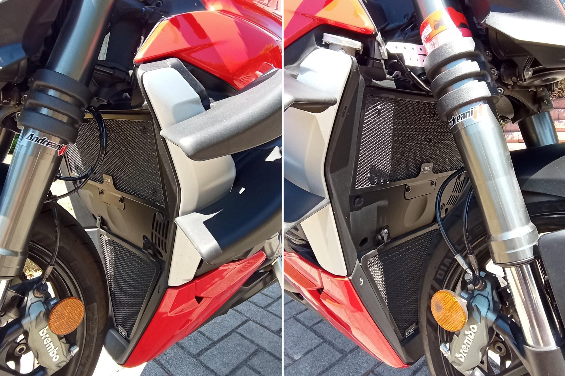 GRIGLIA PROTEZIONE RADIATORE CNC RACING DUCATI STREETFIGHTER V2