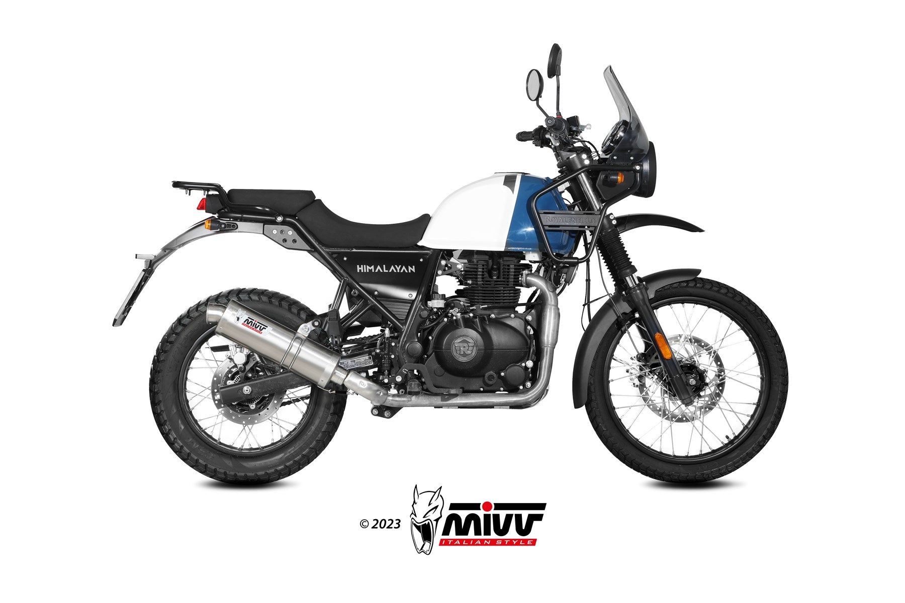 TERMINALE DI SCARICO IN ACCIAIO INOX MIVV OVAL ROYAL ENFIELD HIMALAYAN 2021-2023