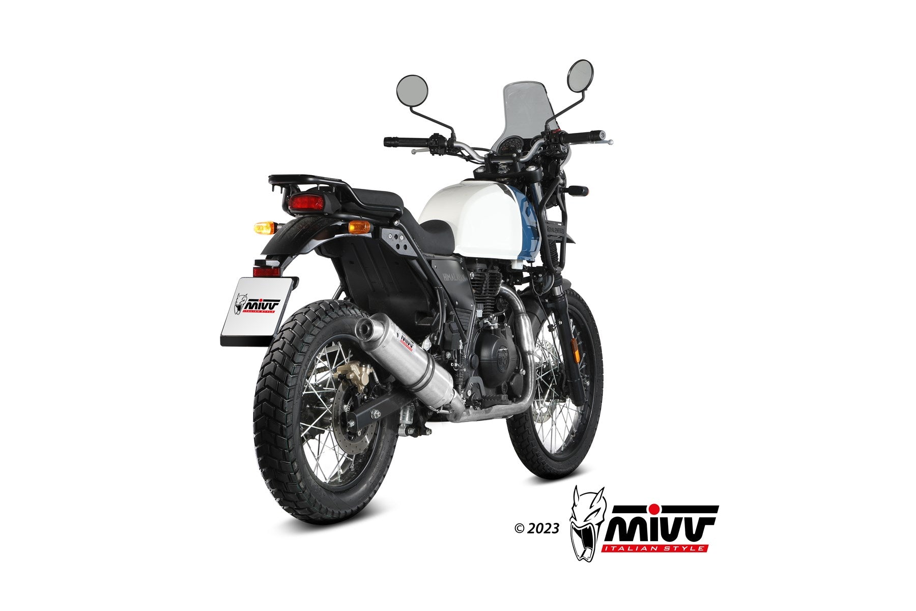 TERMINALE DI SCARICO IN ACCIAIO INOX MIVV OVAL ROYAL ENFIELD HIMALAYAN 2021-2023