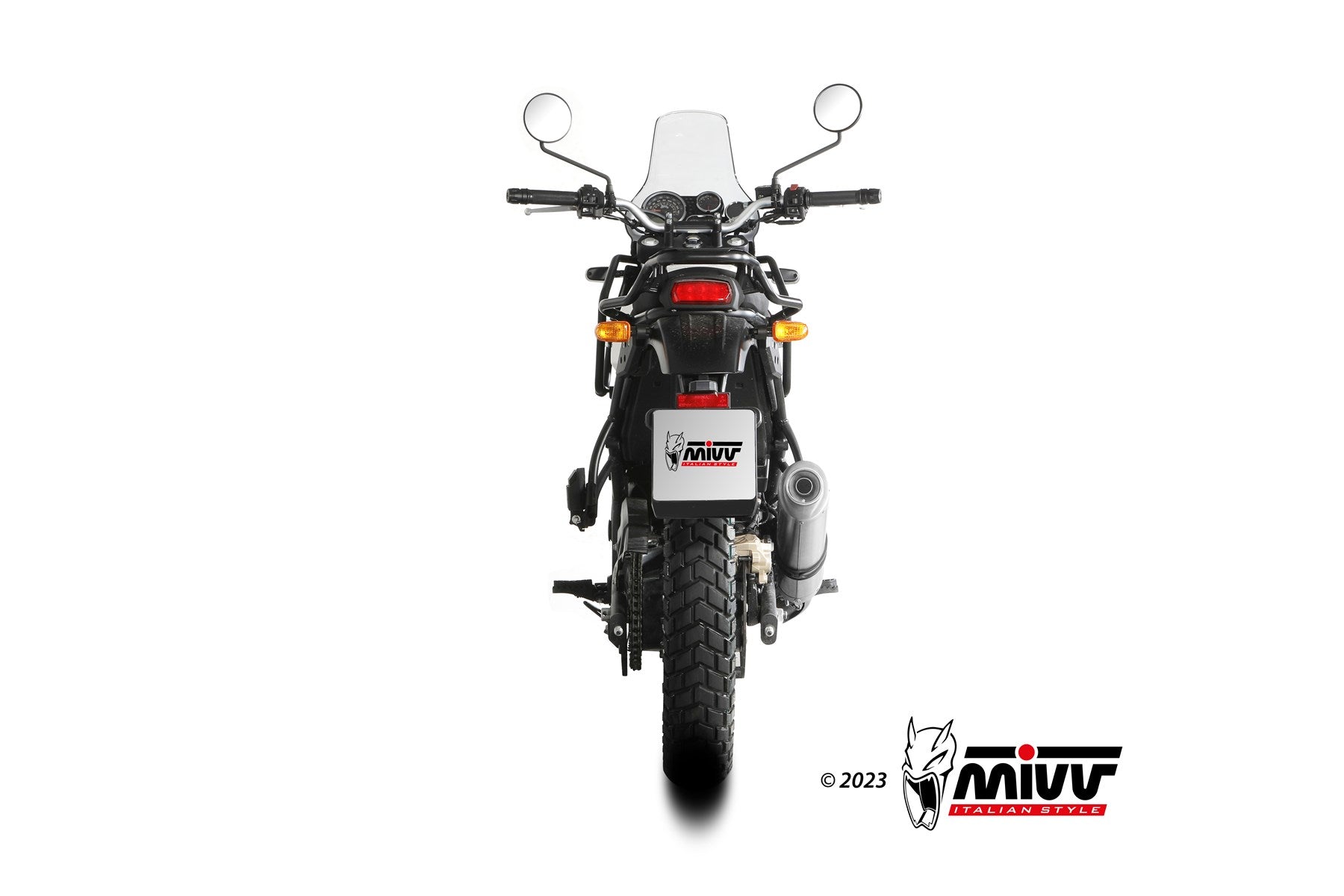 TERMINALE DI SCARICO IN ACCIAIO INOX MIVV OVAL ROYAL ENFIELD HIMALAYAN 2021-2023