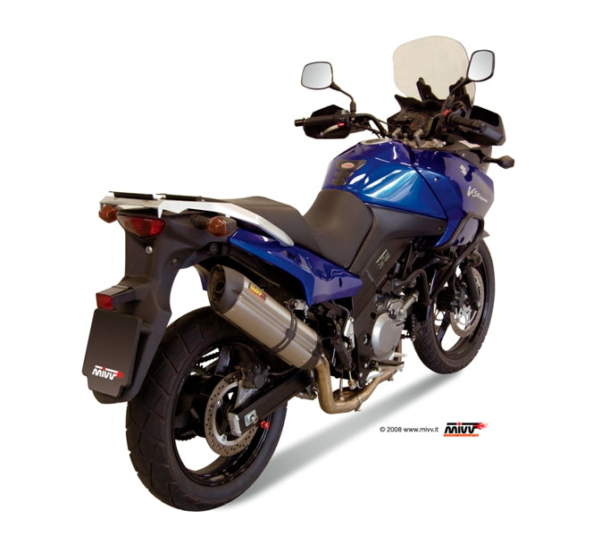SCARICO COMPLETO IN ACCIAIO INOX MIVV SUONO SUZUKI V-STROM 650 2004 - 2006