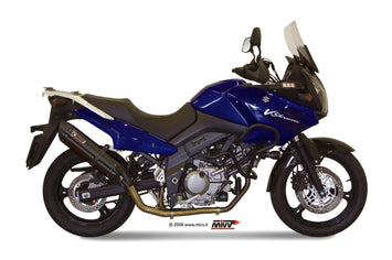 Scarico Completo Mivv Inox Nero Suono Suzuki V-Strom 650 2004-2006