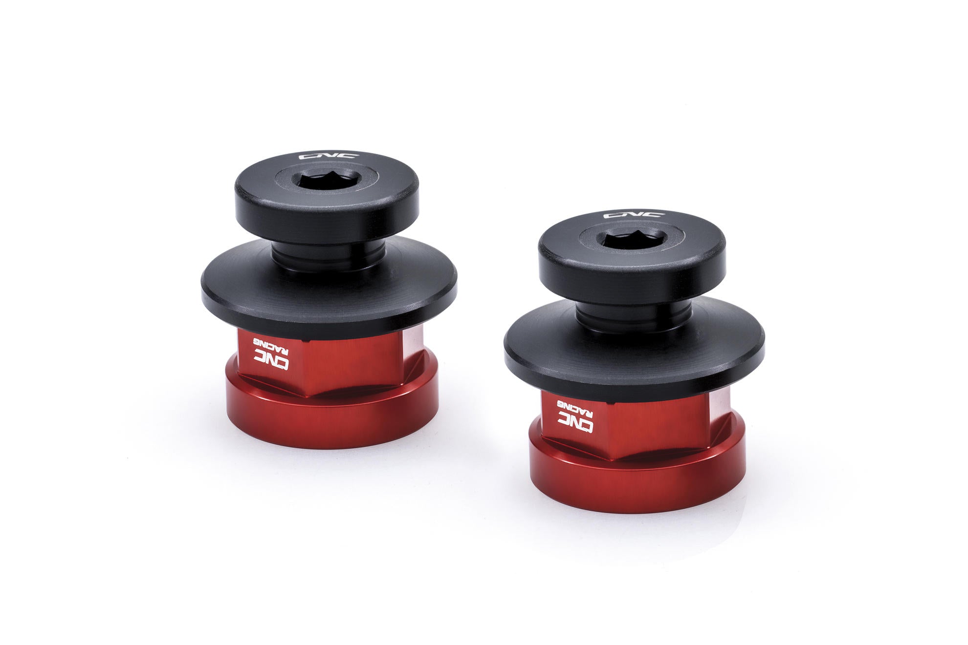 DADI RUOTA + SUPPORTO CAVALLETTO NERO CNC RACING DUCATI SCRAMBLER ICON 2015-22