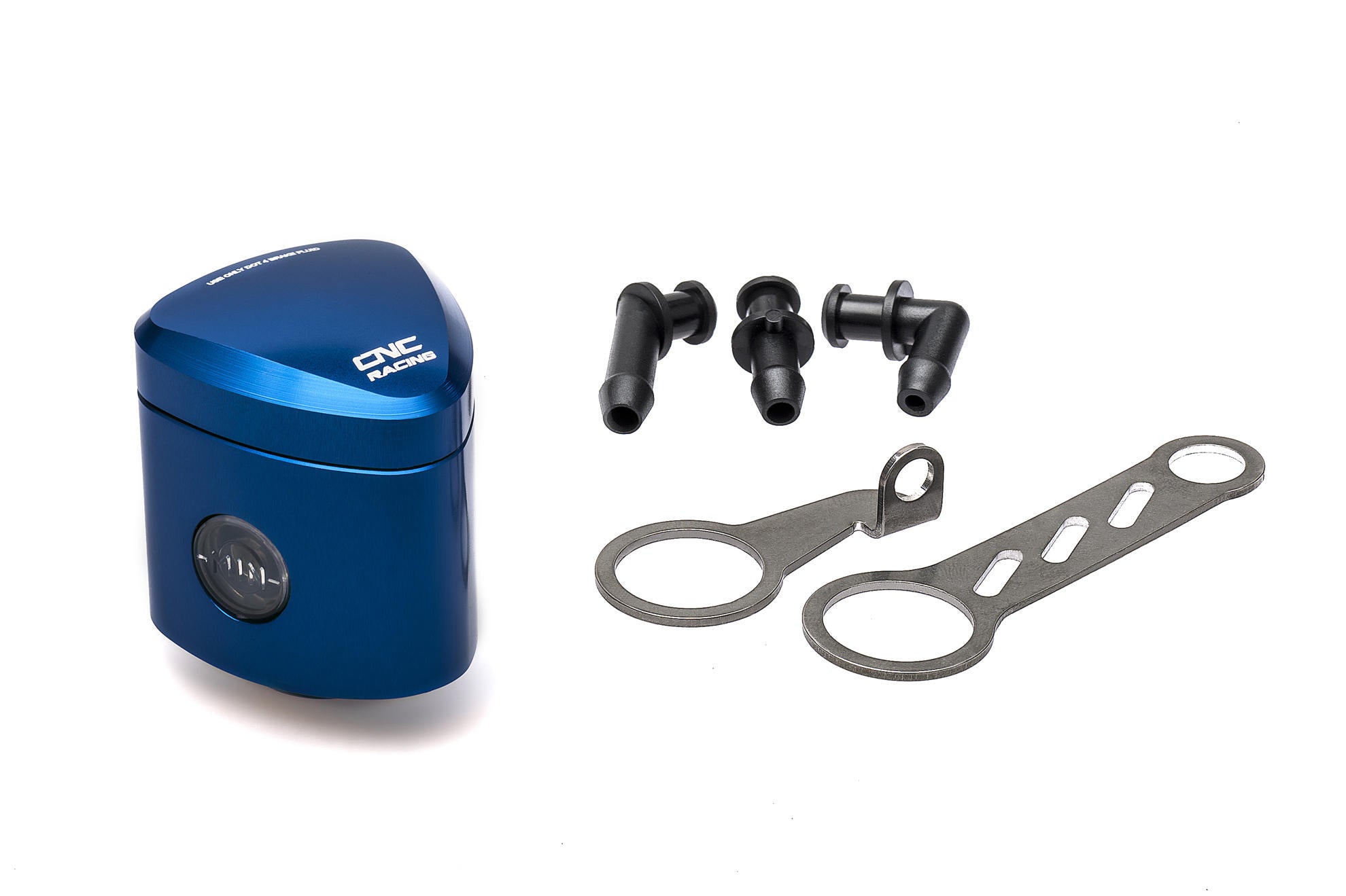 SERBATOIO OLIO FRENO POSTERIORE / FRIZIONE 12 ML REBEL NERO CNC RACING