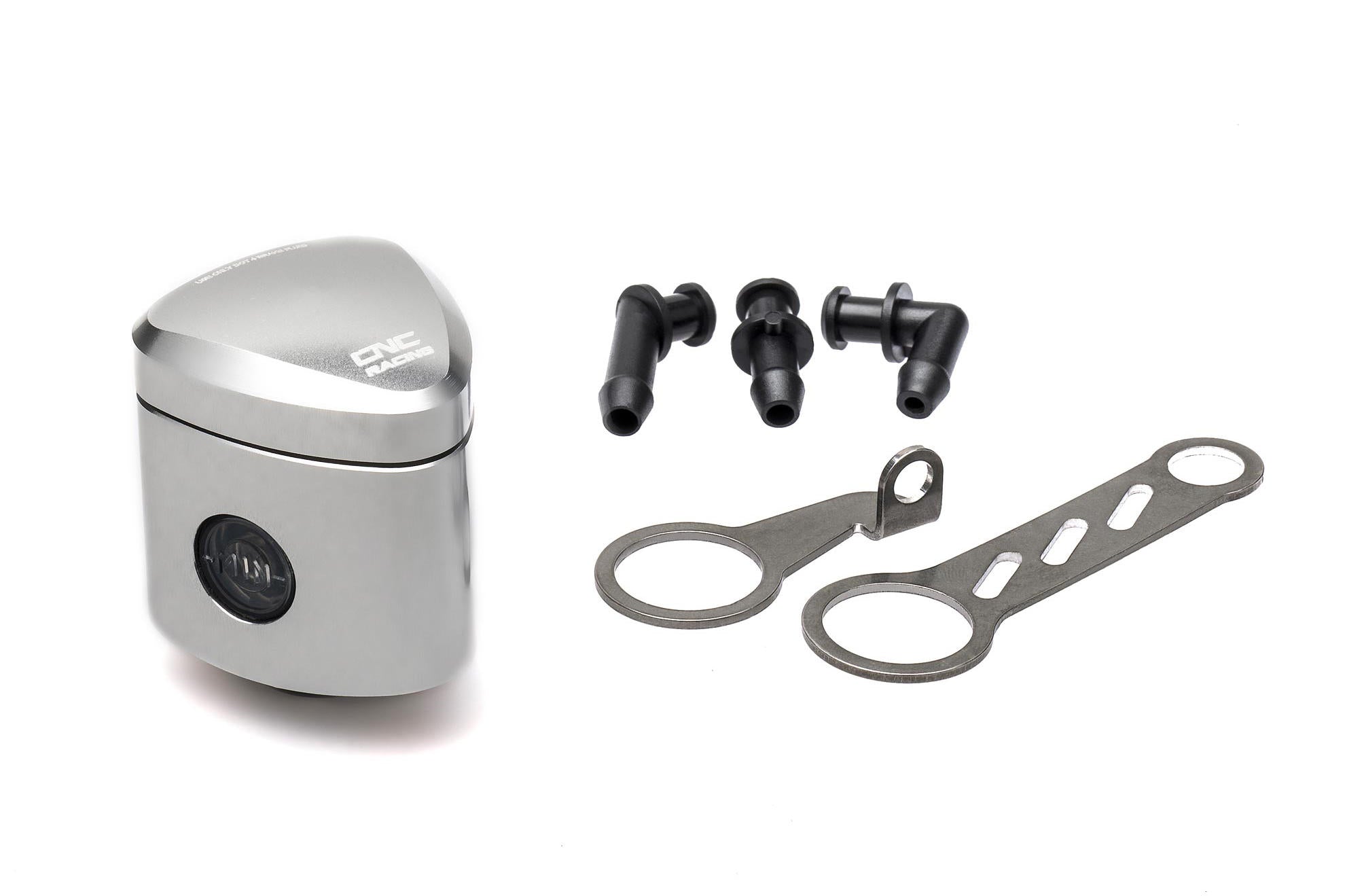 SERBATOIO OLIO FRENO POSTERIORE / FRIZIONE 12 ML REBEL NERO CNC RACING