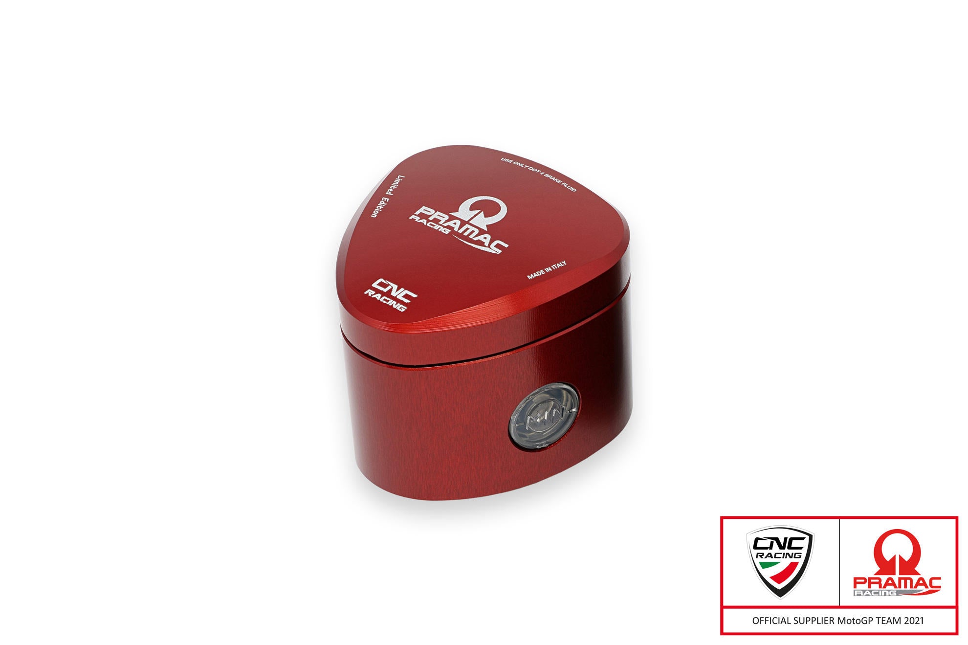 SERBATOIO OLIO FRENO ANTERIORE 25 ML REBEL PRAMAC NERO CNC RACING