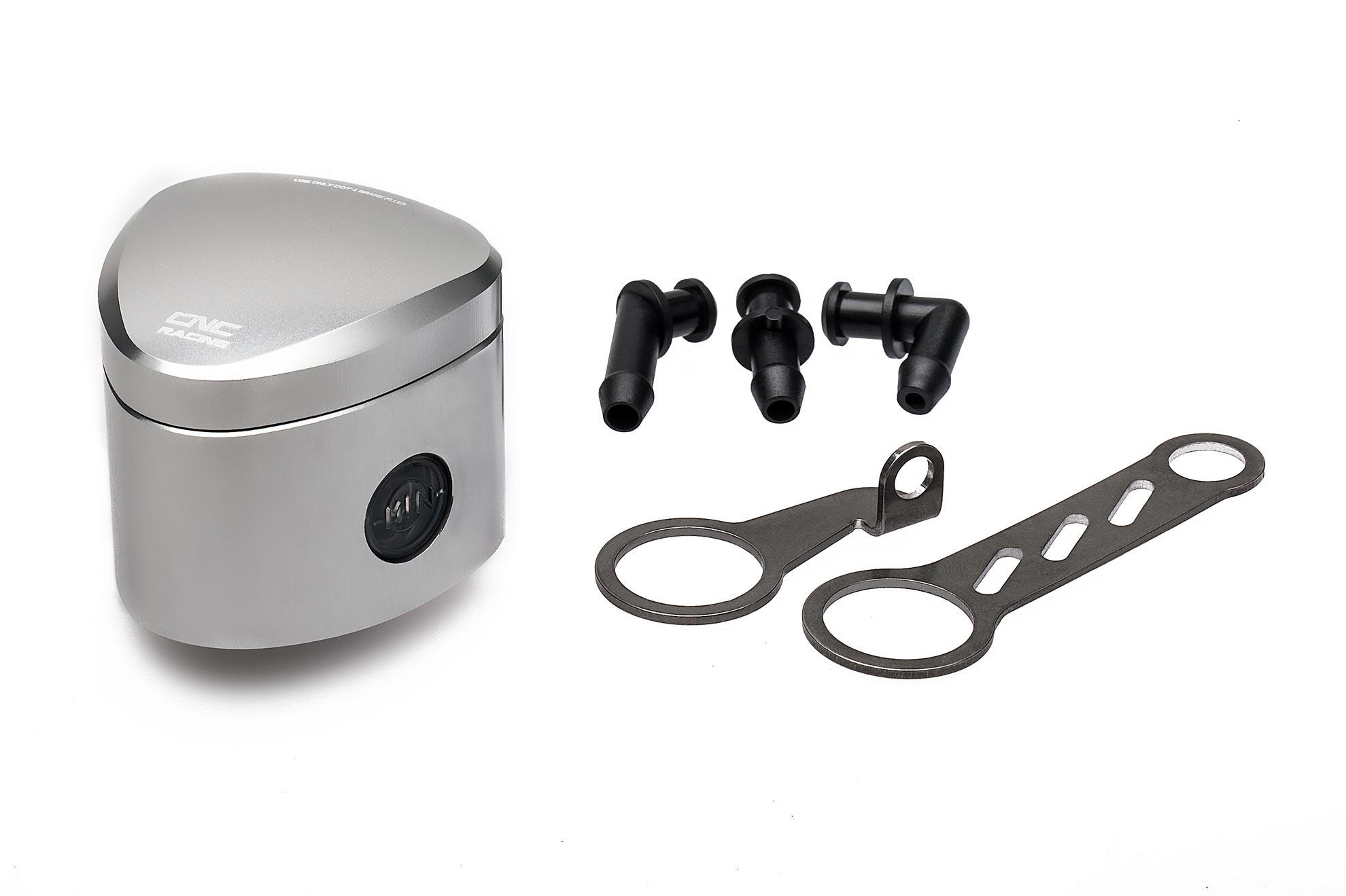 SERBATOIO OLIO FRENO ANTERIORE 25 ML REBEL NERO CNC RACING