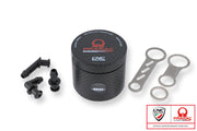SERBATOIO OLIO FRENO ANTERIORE 25 ML PRAMAC IN CARBONIO LUCIDO CNC RACING