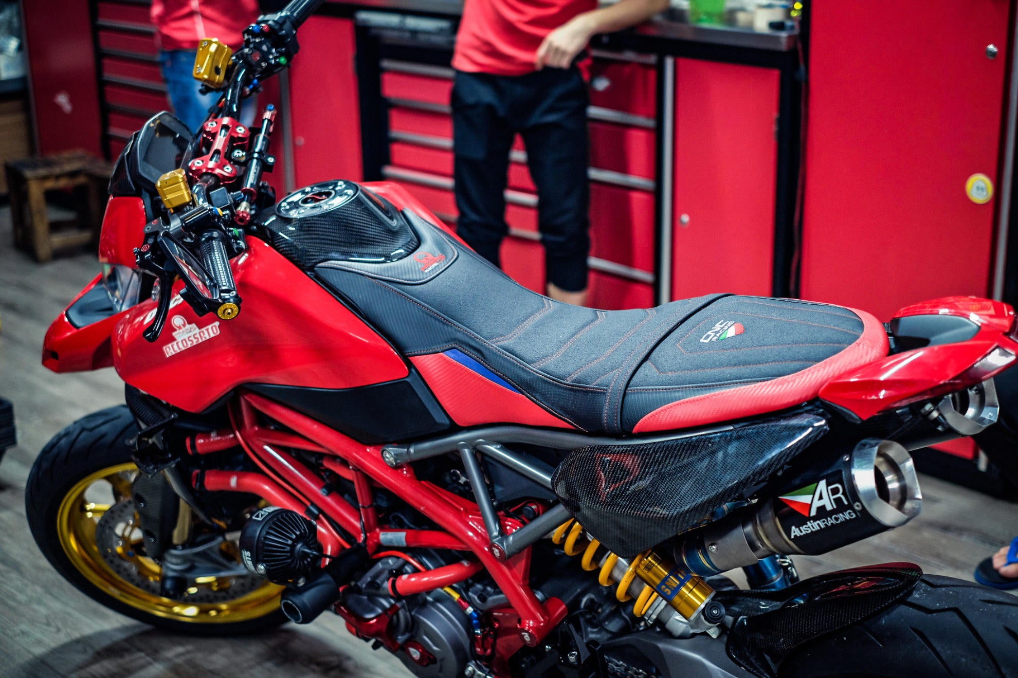RIVESTIMENTO SELLA PRAMAC CNC RACING DUCATI HYPERMOTARD 950 SP 2019-24
