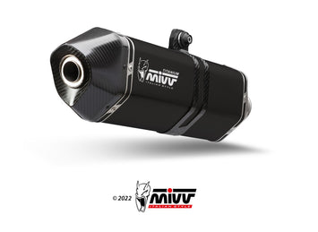 Terminali Scarico Titanio Nero Mivv Speed Edge Suzuki Gsx-R 1300 Hayabusa 21-24