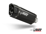 TERMINALE DI SCARICO IN ACCIAIO INOX NERO MIVV SR-1 KYMCO AK550 2021 - 2024