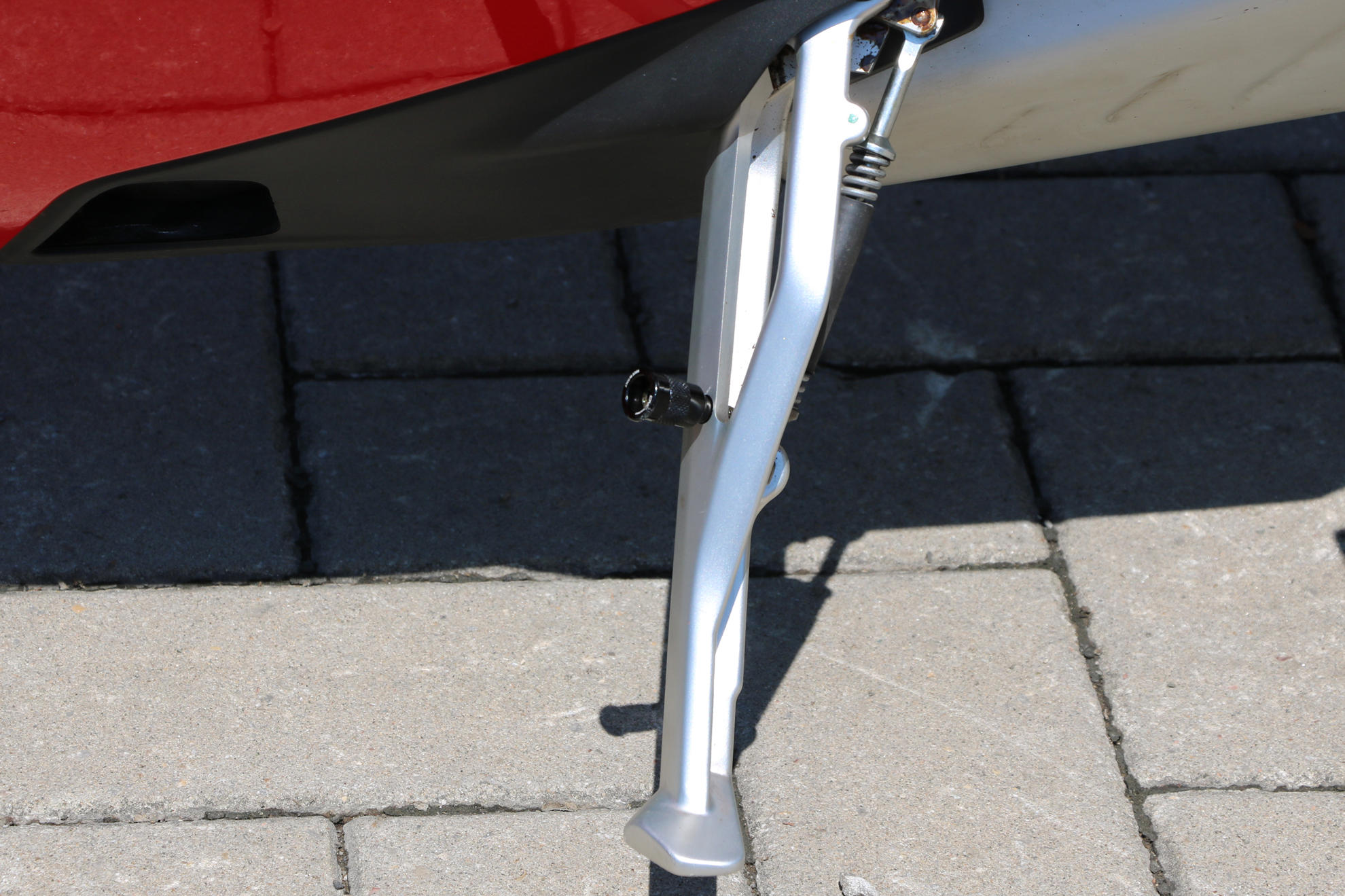 PIOLO CAVALLETTO LATERALE NERO CNC RACING DUCATI PANIGALE V4 2018-24