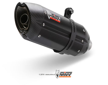 Scarico Completo Mivv Inox Nero Suono Suzuki Gsx-S 125 2017-2020
