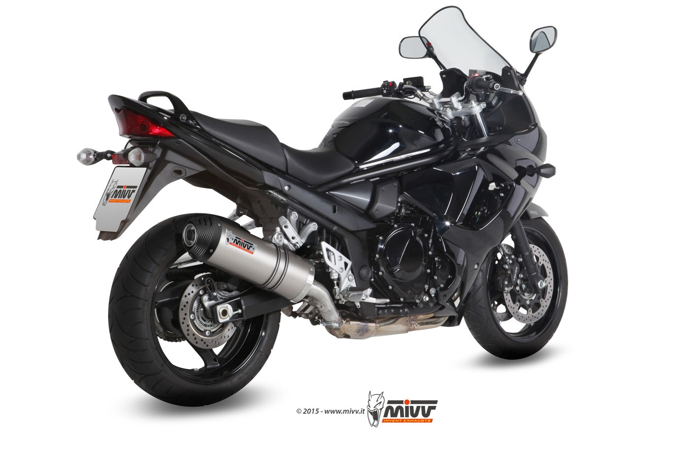 TERMINALE DI SCARICO IN TITANIO MIVV OVAL SUZUKI GSX 1250 FA 2009 - 2016