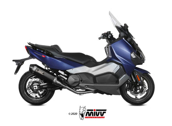 Scarico Completo Mivv Inox Nero Speed Edge Sym Maxsym Tl 500 2019-20