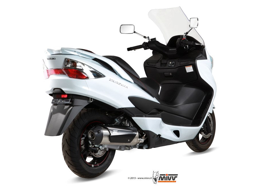 SCARICO COMPLETO IN ACCIAIO INOX MIVV URBAN SUZUKI BURGMAN 400 2006 - 2016