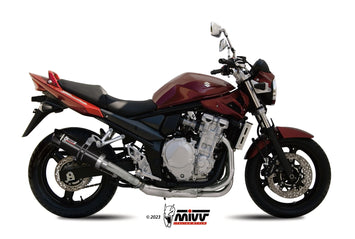 Terminale Di Scarico Inox Nero Mivv Gp Suzuki Gsf 650 Bandit 2007-2015